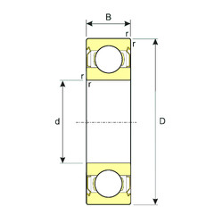 Bearing 61903-ZZ ISB