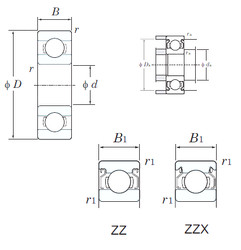 Bearing W688ZZ KOYO