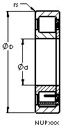 Bearing NUP244 M AST