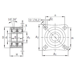 Bearing ZKLR1035-2Z INA