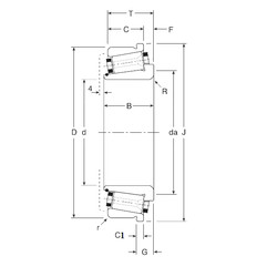 Bearing 87045/87080C Gamet