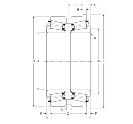 Bearing 80033X/80066XH Gamet