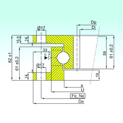 Bearing ZK.22.0500.100-1SN ISB