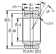 Bearing GEZ38ES AST