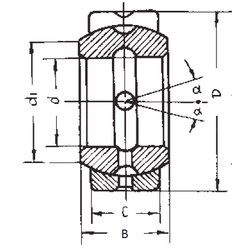 Bearing GEZ63ES FBJ