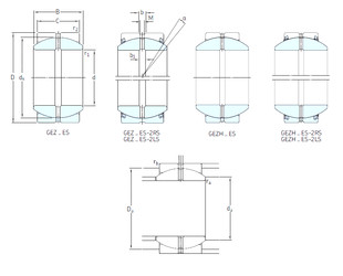 Bearing GEZ412ES-2LS SKF