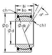 Bearing GEZ76ET-2RS AST