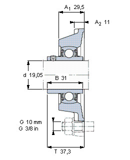 Bearing YAR 204-012-2FW/VA228 SKF