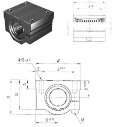 Bearing SCJ12UU Samick