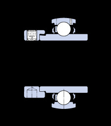 المحامل YEL 209-111-2F SKF