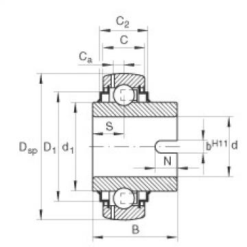 Bearing GLE35-KRR-B INA