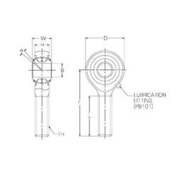 Bearing PBR20EFN NMB