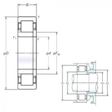 Bearing NUP2328EM NSK