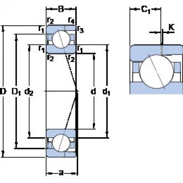 Bearing 708 ACD/HCP4AH SKF