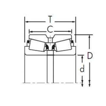 Bearing 8578/8520CD+X2S-8578 Timken