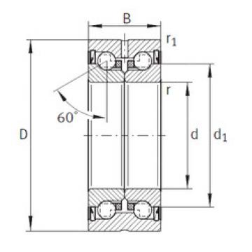 Bearing ZKLN1545-2RS INA