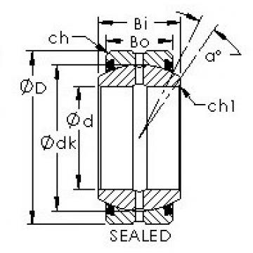 Bearing GEZ127ES-2RS AST