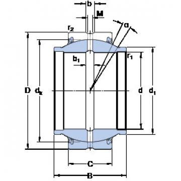 Bearing GEZM 408 ES-2RS SKF