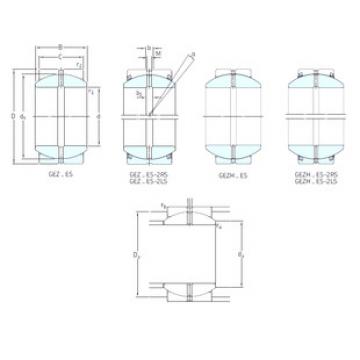 Bearing GEZH108ES-2RS SKF