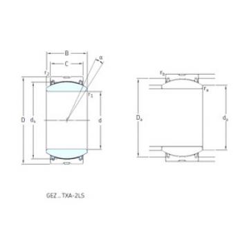 Bearing GEZ212TXE-2LS SKF