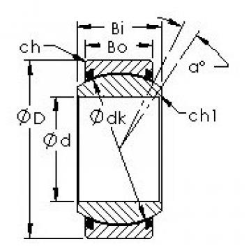 Bearing GEZ127ET-2RS AST