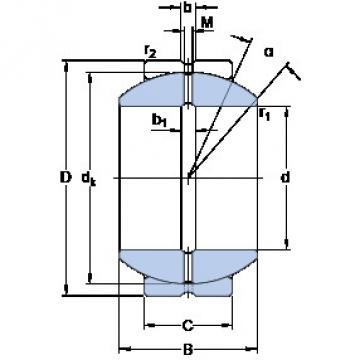 Bearing GEZH 400 ES SKF