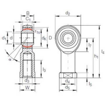 Bearing GIKFR 12 PW INA