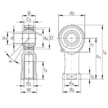 Bearing GIKFL 5 PB INA