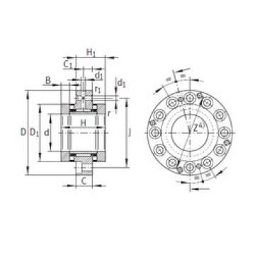 Bearing ZARF1762-TV INA