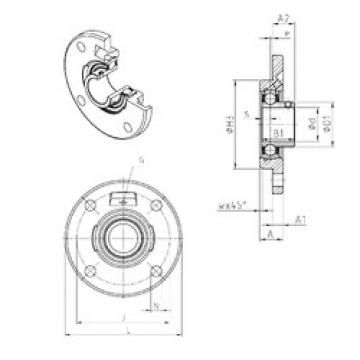 Bearing USFCE201 SNR