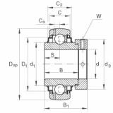 Bearing GE25-KRR-B-FA164 INA