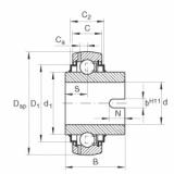 Bearing GLE70-KRR-B INA