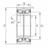 Bearing ZKLN0832-2RS INA