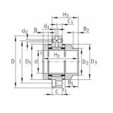 Bearing ZARF3080-L-TV INA